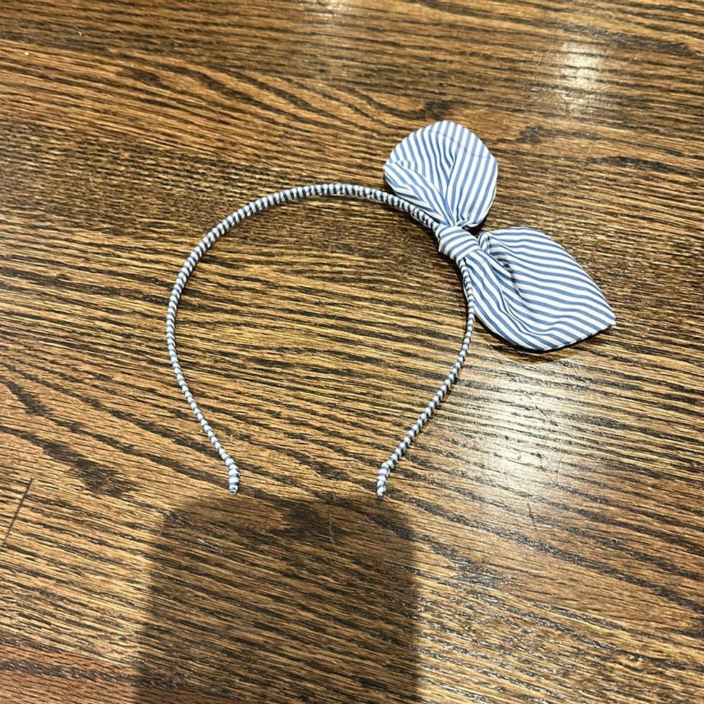 Crewcuts striped bow headband